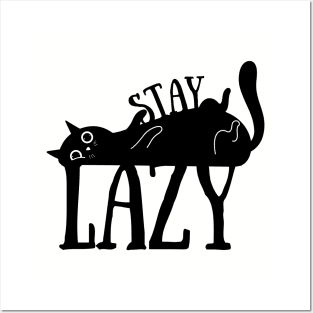 Lazy Cat Posters and Art